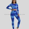 tie dye print compression leggings manufacturer