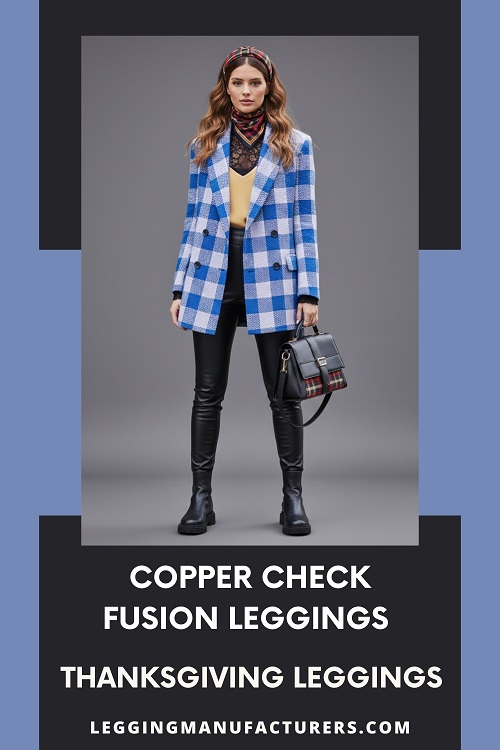 modern plaid leggings