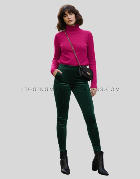 velvet compression leggings supplier