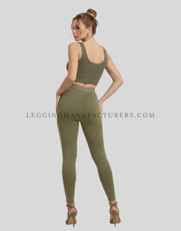ankle length scrunch leggings supplier