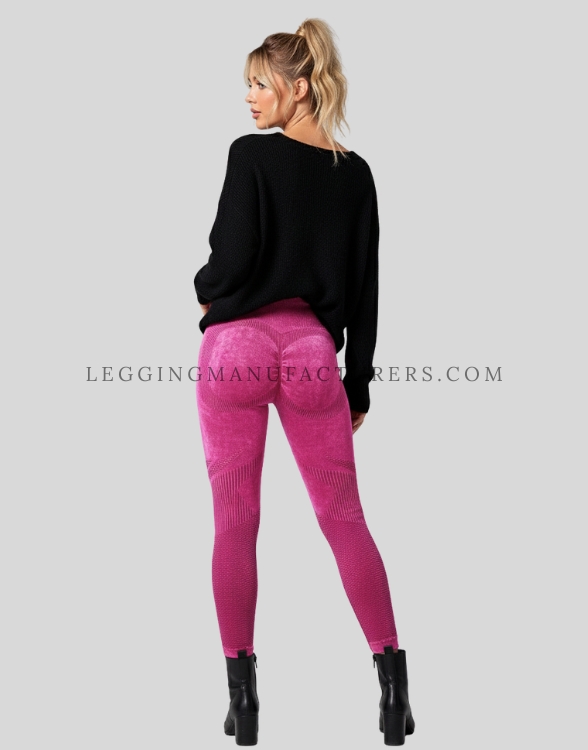 knitted scrunch leggings supplier