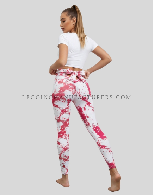 printed scrunch leggings supplier