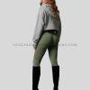 solid ribbed scrunch leggings supplier