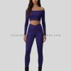 sculpt leggings with off-shoulder top supplier