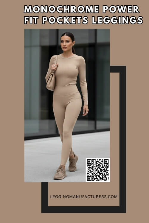 matching monochrome leggings and top set