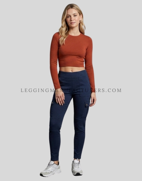 Cargo Inspired Pocket Leggings Manufacturer custom cargo inspired pocket leggings