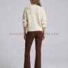 chocolate-brown flared leggings manufacturer