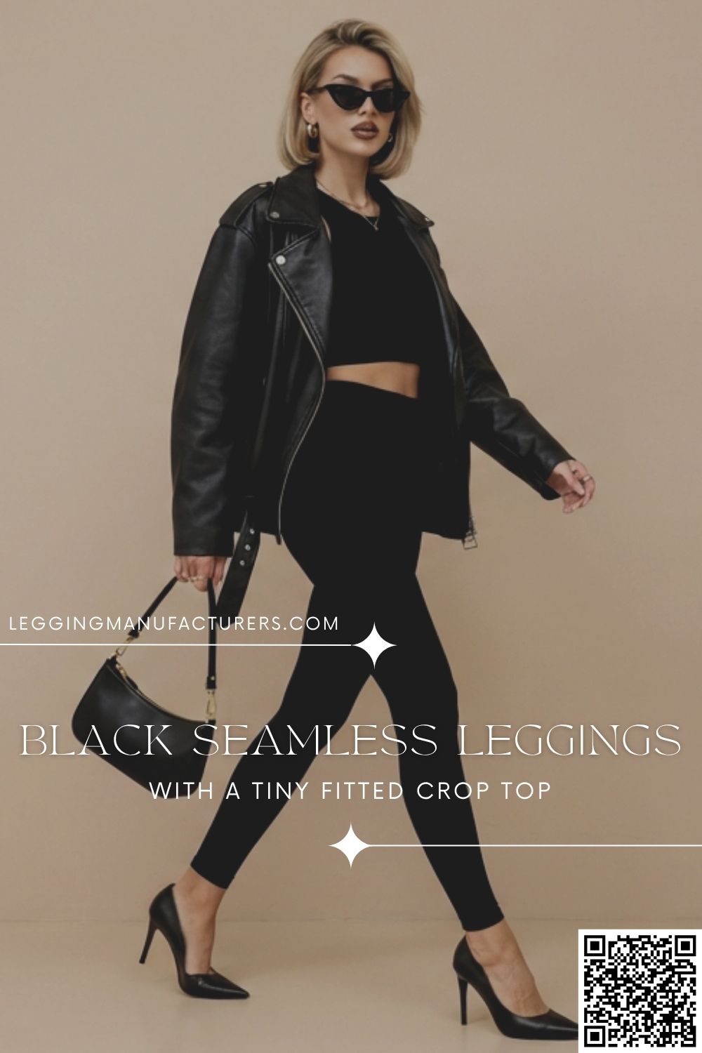 Black seamless leggings outfit